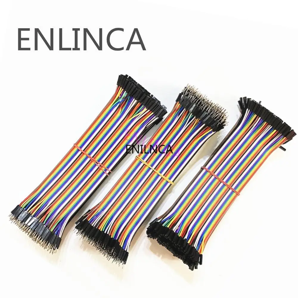 Dupont Line 40-120pcs 10CM 40Pin Male to Male + Male to Female and Female to Female Jumper Wire Dupont Cable for  DIY KIT