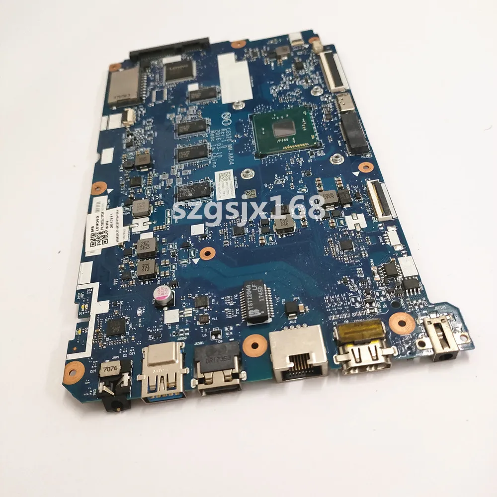 Imagem -02 - Placa-mãe do Portátil para Lenovo 11015ibr Cg520 Nm-a804 Sr2kl Cpu N3710 4gb Ram 5b20l77438100 100 Testado ok