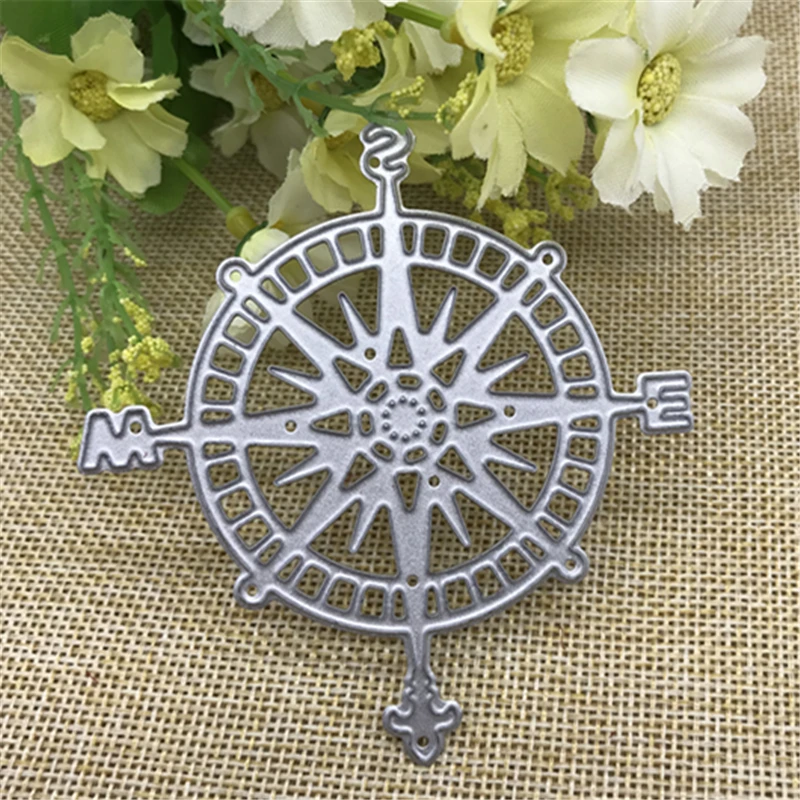 Compass Shapes Metal stencil mold Cutting Dies decoration scrapbook die cuts Album Paper Craft Embossing DIY Card Crafts