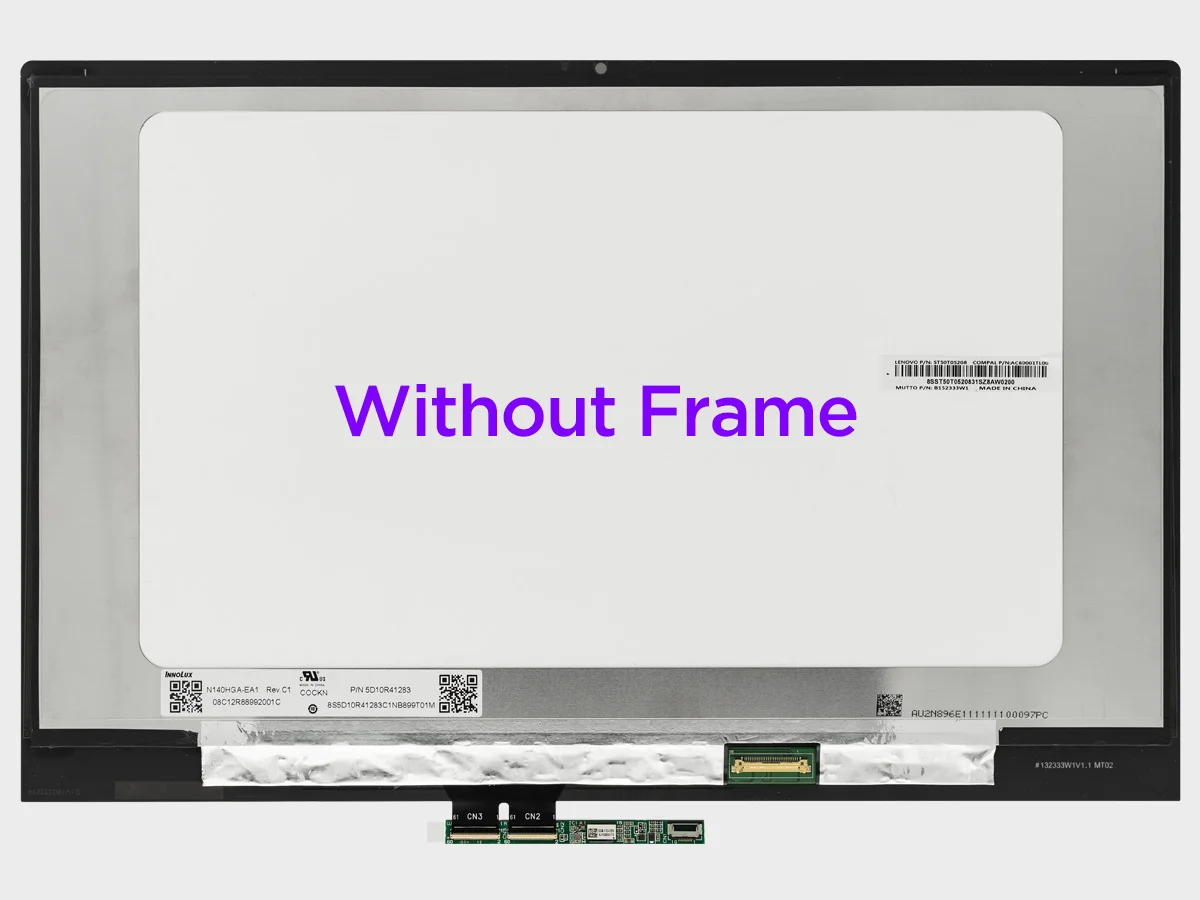 Imagem -03 - Lcd Touch Screen Digitador Assembléia para Lenovo Ideapad C34014iwl 14api 14iml Flex-14iwl 81n4 81n6 81tk 81sq 81ss 81xg 14.0