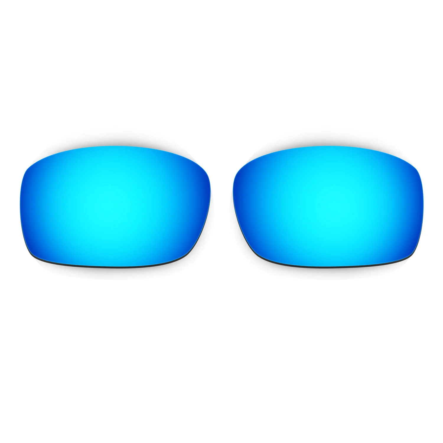 HKUCO For X Squared Sunglasses Polarized Replacement Lenses 2 Pairs Blue & Black