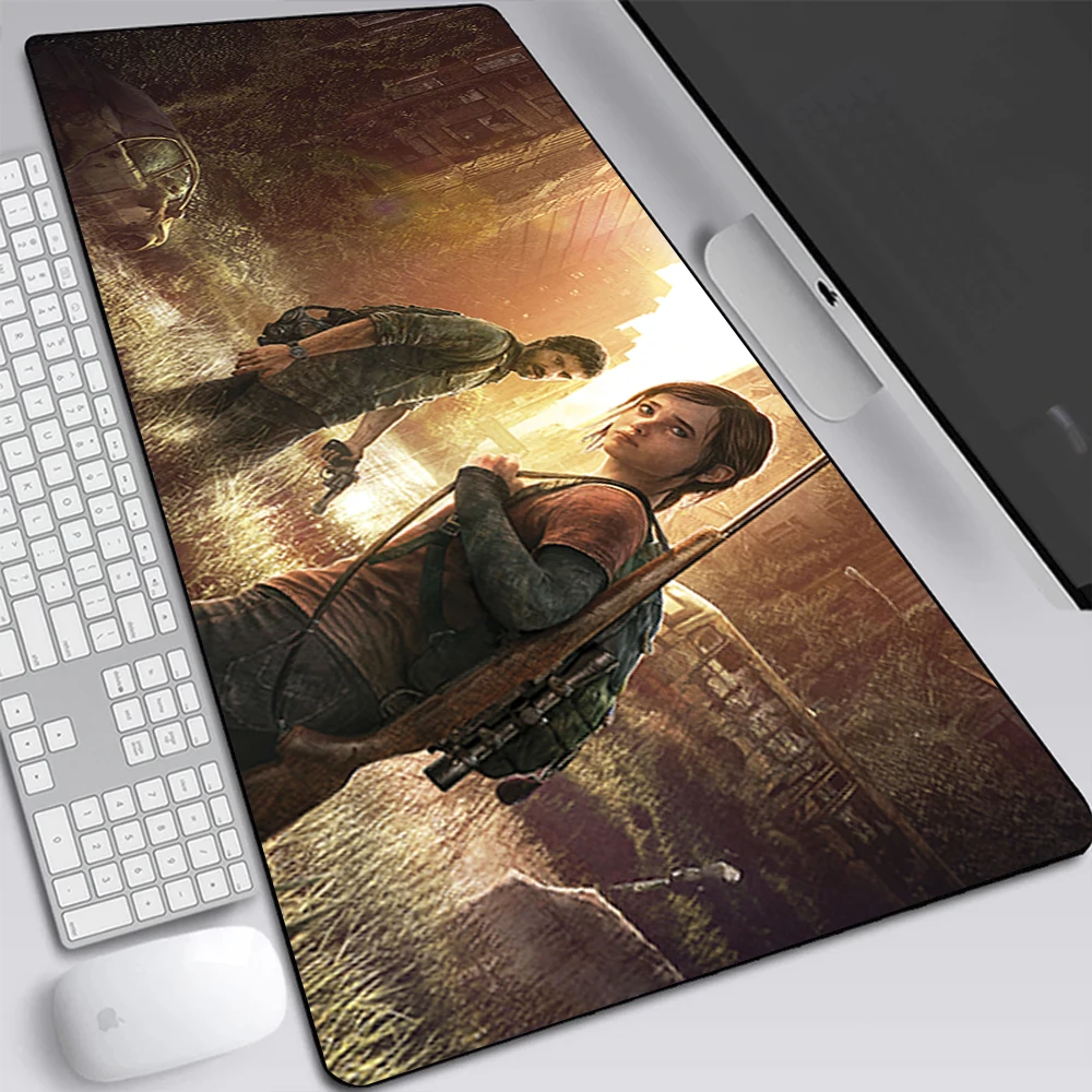 O último de nós grande gaming mouse pad computador portátil mousepad teclado tapete de mesa gamer tapete xxl tapete do escritório mausepad