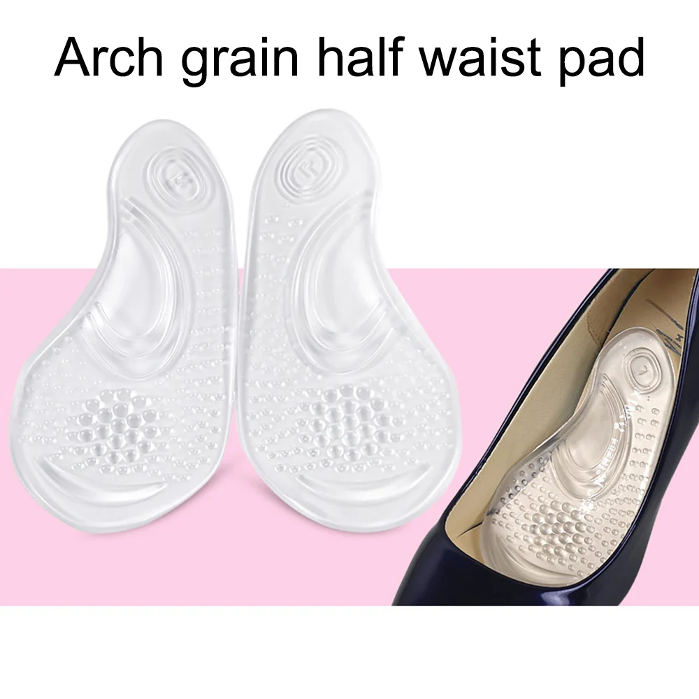 1Pair Transparente Klebstoff Orthopädische Einlegesohlen Orthesen Arch Support Einlegesohle Flatfoot Korrektur ShoeCushion Pads Männer Frauen