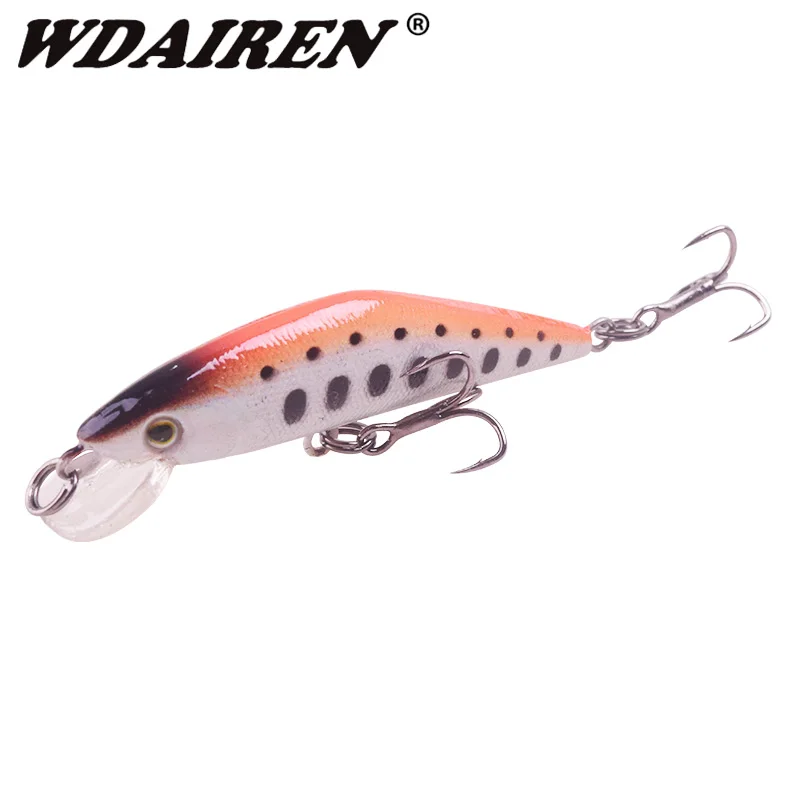 

WDAIREN Minnow Hard Bait 5.5cm 4.8g Sinking Fishing Lure VMC Hook Isca Artificial Pesca Leurre Peche Fishing Wobblers WD-486