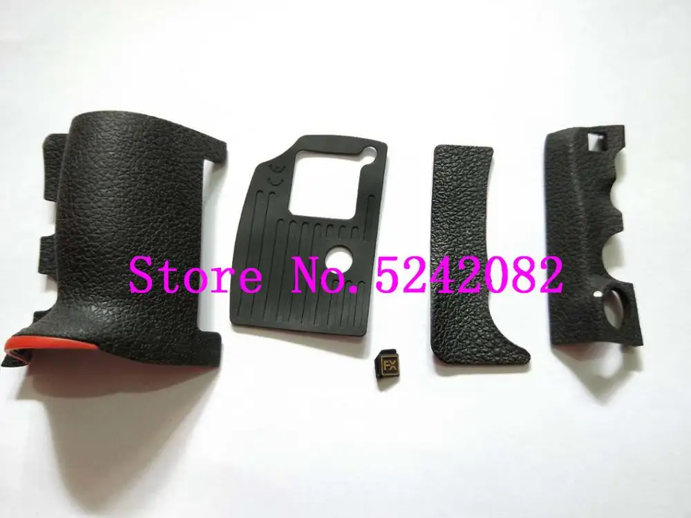 A Set Of Body Rubber 4 pcs Front cover and Back cover Rubber For Nikon D810 Repair Spare Parts