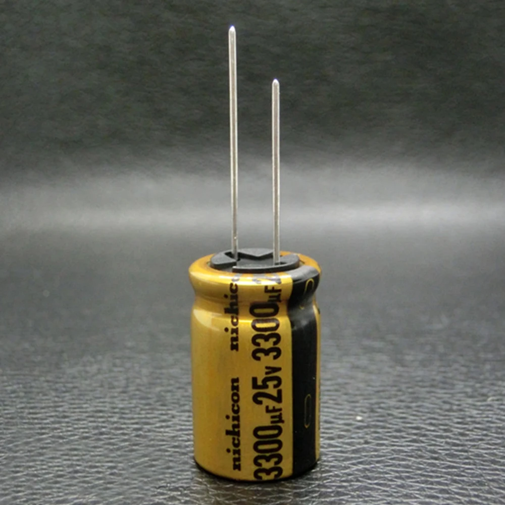 4 stücke 3300uF 25V 16x25mm Nichicon FW Kondensator Pitch 7,5mm 85 ℃ 25V/3300UF Gold Audio fieber Filter Elektrolyt-kondensatoren