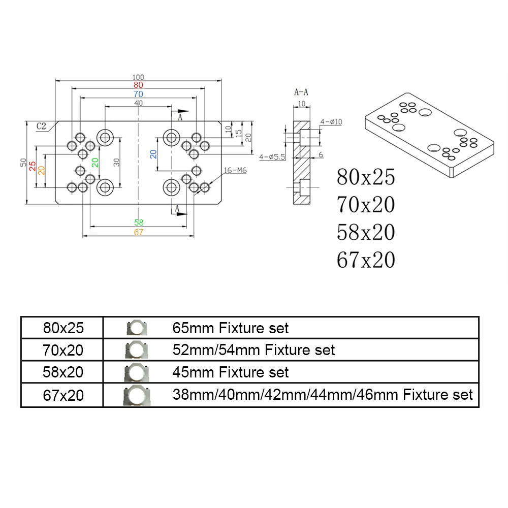 CNC Milling Machine Accessories Multi-function Metal Sliding Table for Zaxis adjustable height  Apply Nema17/23 42BYG/57 Stepper