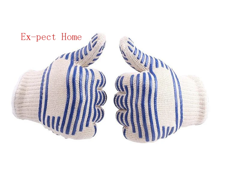 

100pcs Heat Proof Resistant Oven Mitt Glove For 540F Hot Surface barbecue oven glove Cooking BBQ Grill Glove Oven glove