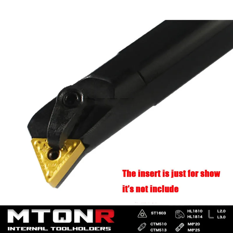 선반 절단 도구 S16Q S20R S25S MTQNR16/MTQNL16, CNC 선반 도구 선반 공작 기계, 1 피스