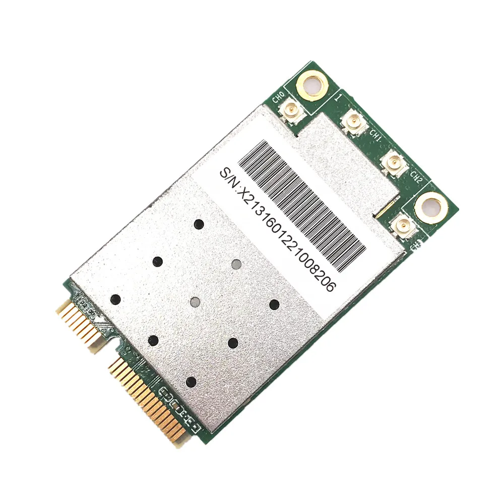 Broadcom 2.4/5Ghz BCM43465 802.11AC/A/B/G/N 4x4 MU-MIMO 2.2Gbps Mini PCIe WiFi Card