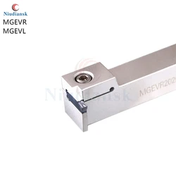 MGEVL1616-2T8 MGEVL2020-2T10 Grooving Turning Tool Holder MGEVL2020K-3T15 External Slotting Tool MGEVL2525M-4T15 CNC Lathe Tools