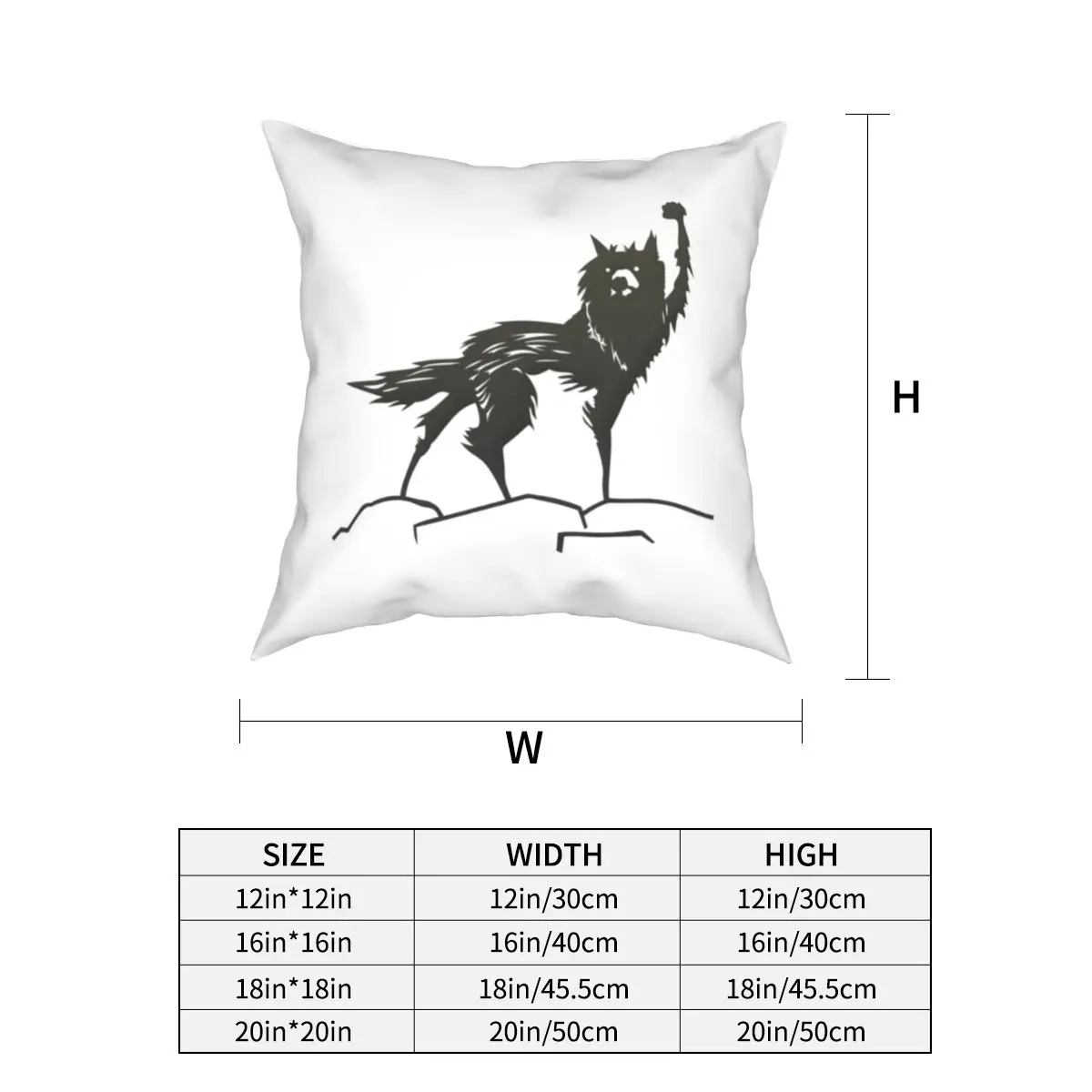 Fantastic Mr. Fox Wolf Pillowcases Polyester Home Wes Anderson Movie Cushion Case Cute Decorative Throw Pillow Case 40*40cm