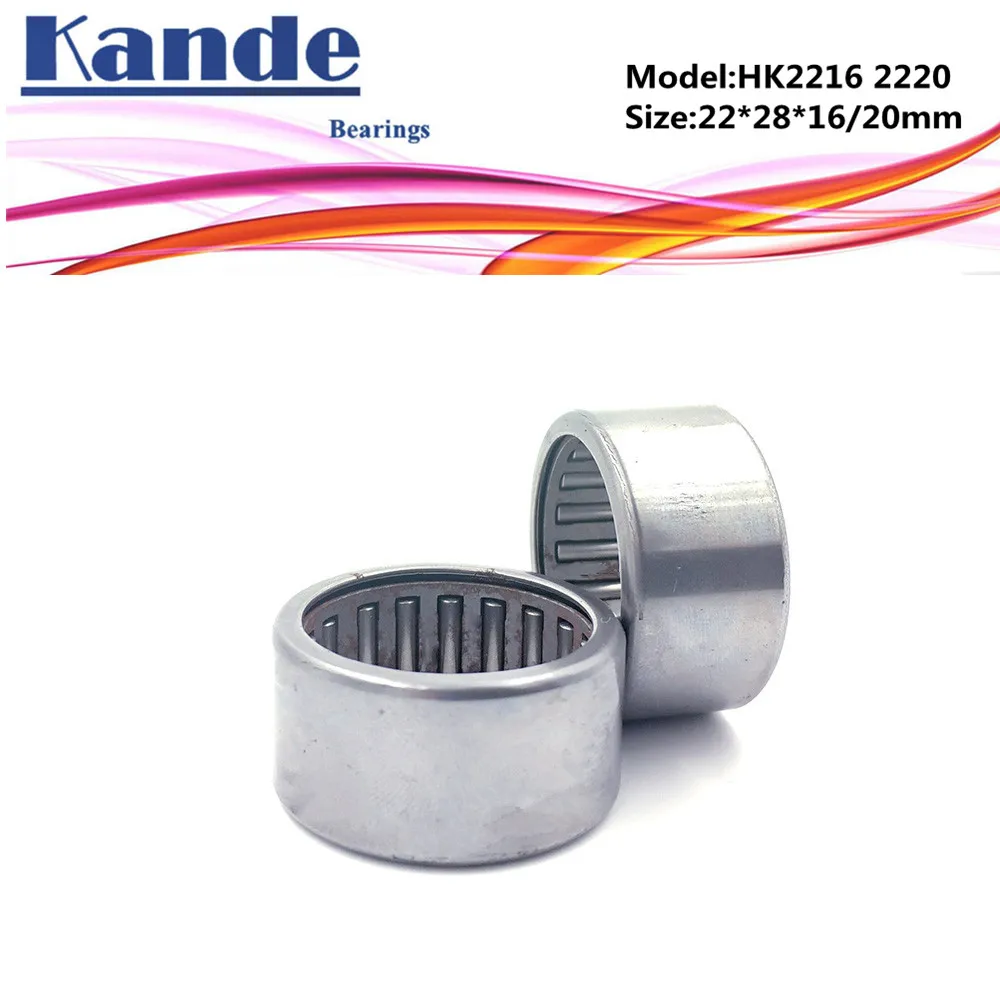 HK222812 Needle Bearings Drawn Cup Needle Roller Bearing 222812 22X28X12mm