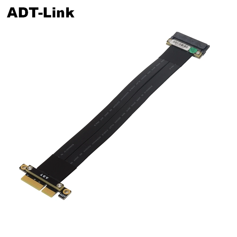 Chia Miner PCIe 3.0 U.2 NVMe SFF-8639 to PCIE X4 SSD Extension Cable Adapter Gen3 Riser for U.2 NVMe SSD Hard Disk
