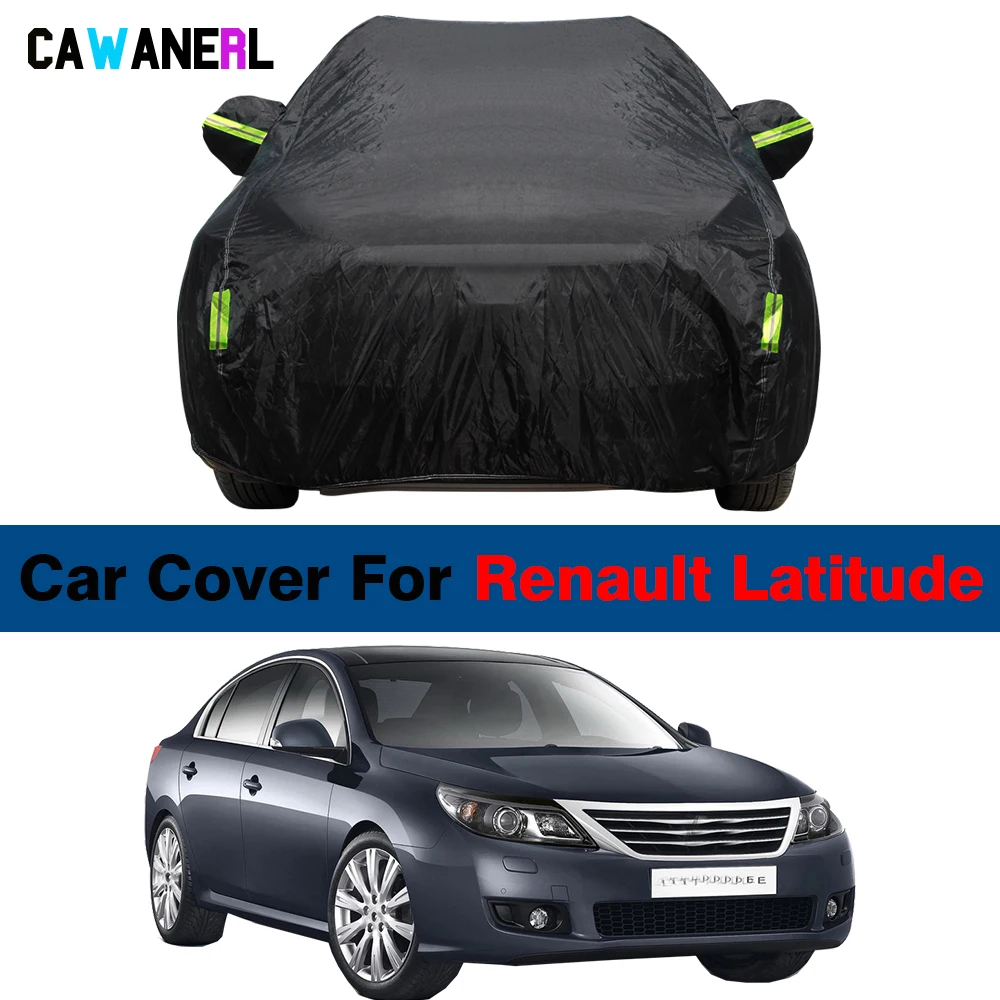 Outdoor Car Cover Waterproof Auto Sun Shade Anti-UV Rain Snow Ice Dust Prevent Cover For Renault Latitude