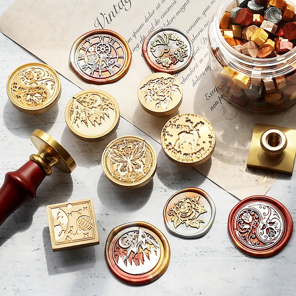 1 Piece Head Seal Stamp Wax Seal DIY Vintage Craft Envelope Wedding Invitation Packaging Scrapbook