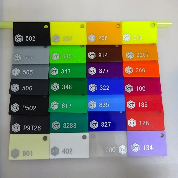 3x100x200mm PMMA Colorful Acrylic Sheet Plexiglass Plastic Board Organic Glass DIY Model