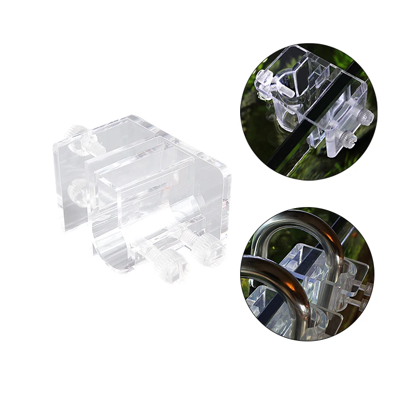Aquarium ไหลออกผู้ถือหลอดอะคริลิค Mount Aquarium ยึดท่อ Clamp ปลั๊กและเต้าเสียบท่อยึดกรอบ