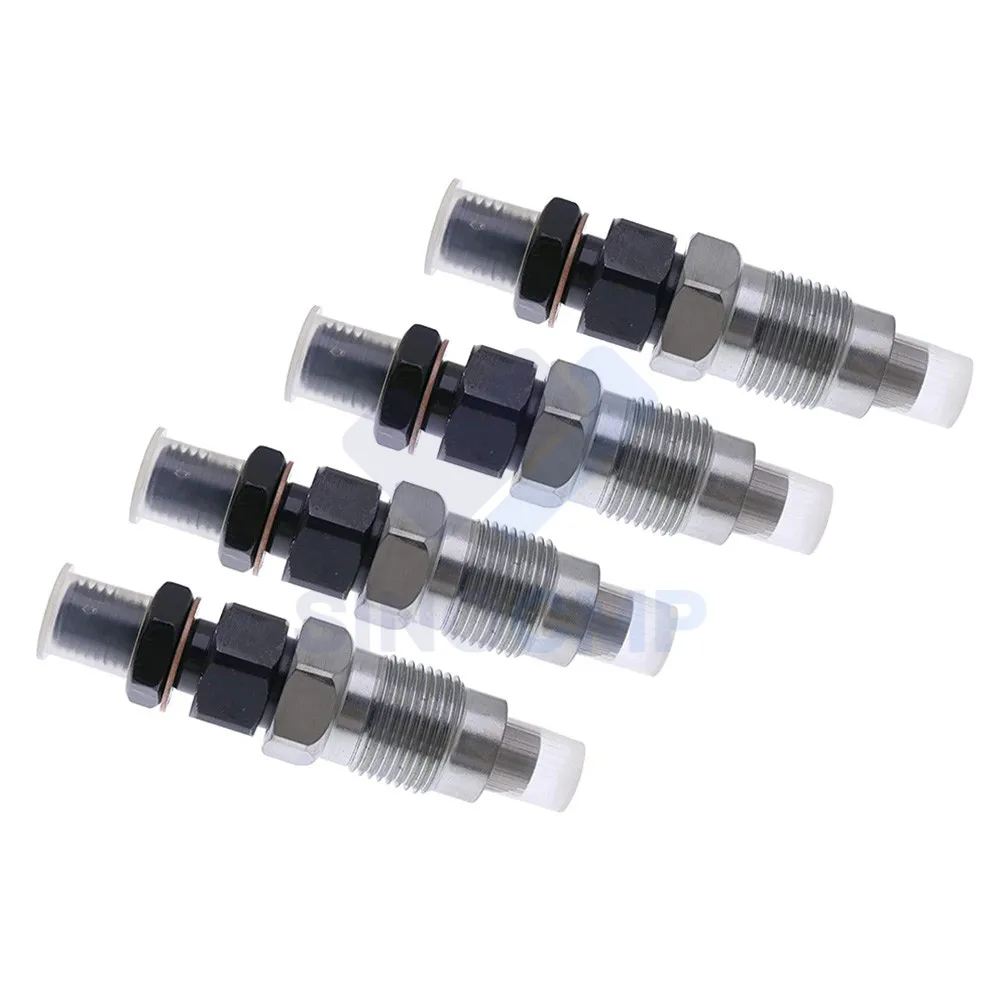 1C010-53010 1C010-53900 Fuel Injector 4PCS for Kubota V3 V3300 V3600 T V3800 Aftermarket Parts, 3 Month Warranty