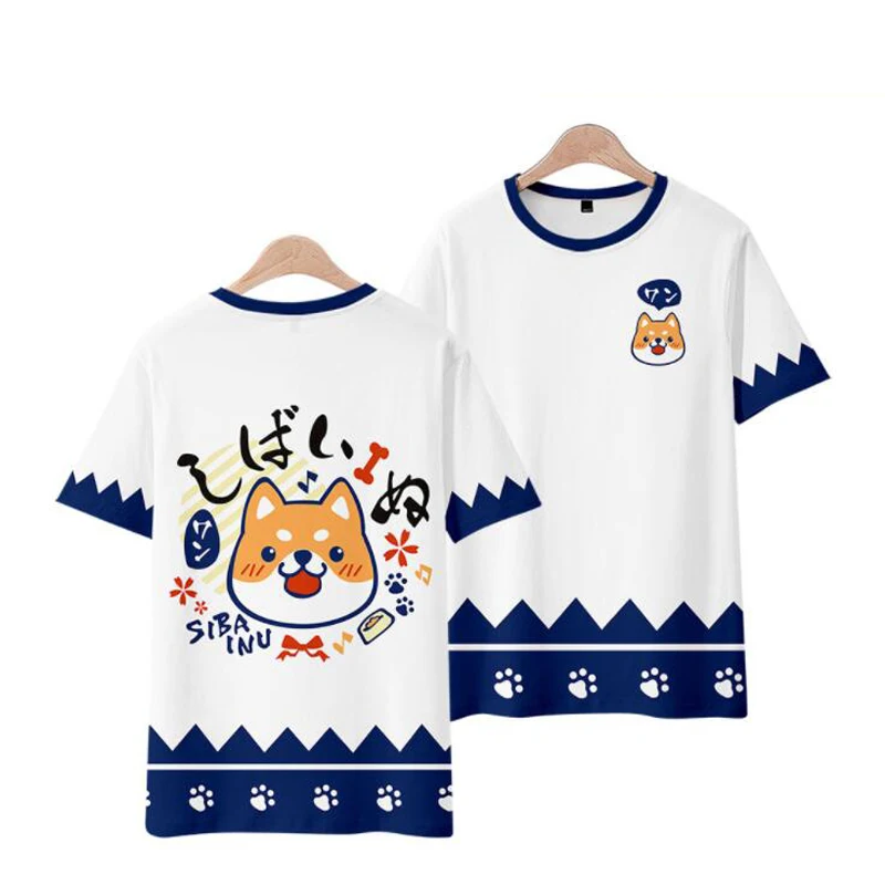 Kawaii dos desenhos animados shiba inu calças de suor 3d joggers calças masculinas/femininas calças casuais alta rua hip hop pantalon homme sweatpants