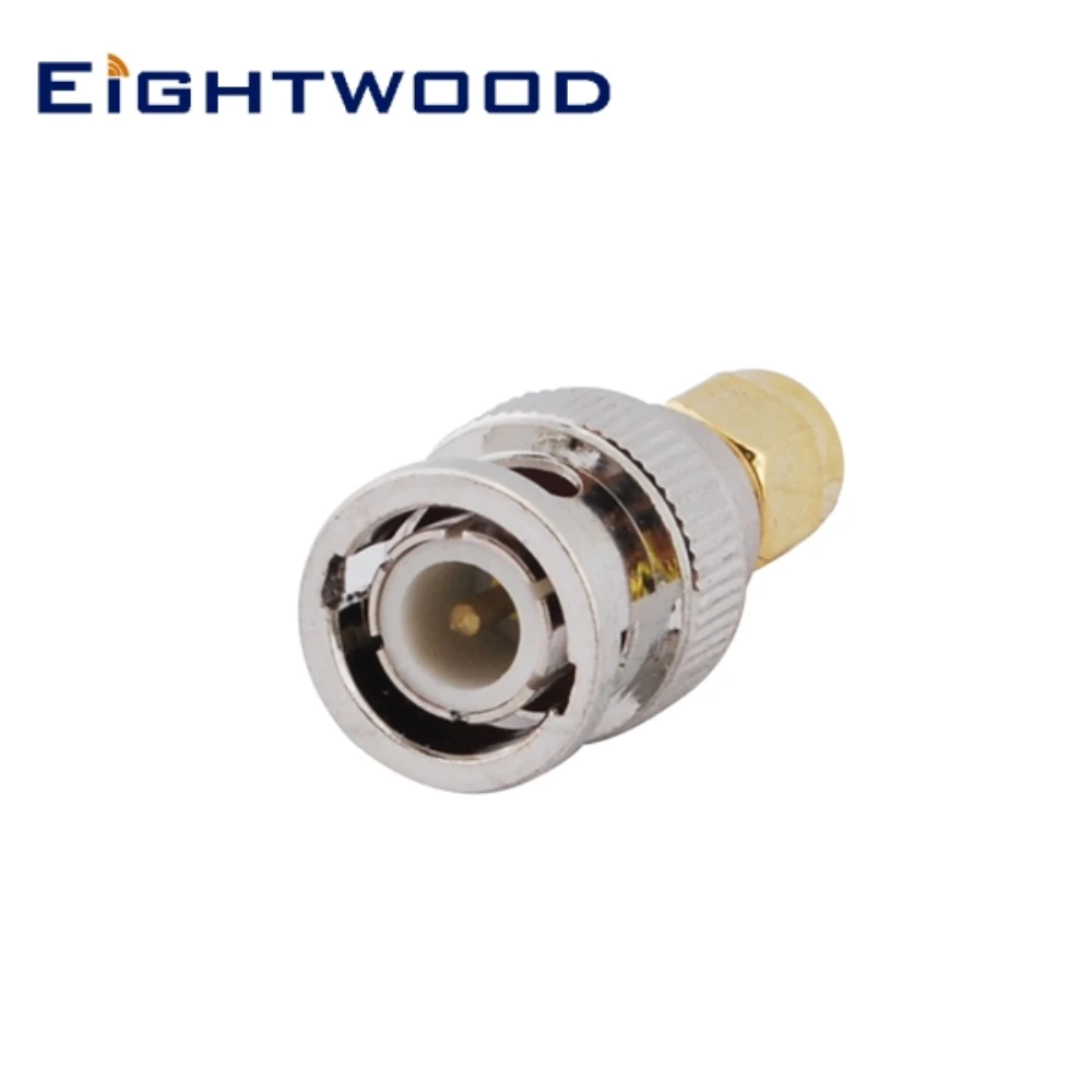 

Eightwood 5PCS Between SMA to BNC RF Coaxial Adapter SMA Plug Male to BNC Plug Male Connector Straight