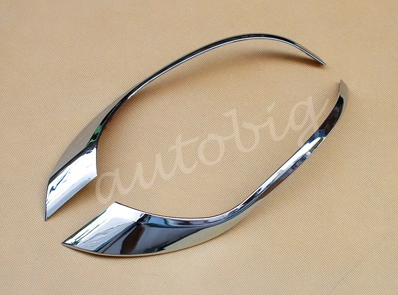 Chrome Side Mirror Trims For Toyota Land Cruiser LC200 ABS Rear View Accessories 2008-2019