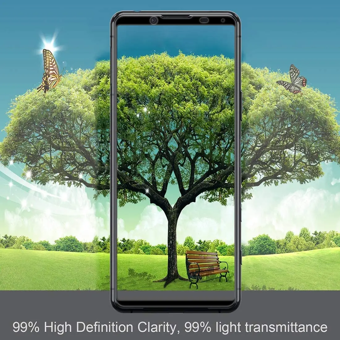 2.5D 9H Tempered Glass For Sony Xperia 1 5 10 II iii Screen Protector with HD Lens Protector On For Sony Xperia1 5 10 III IV VII