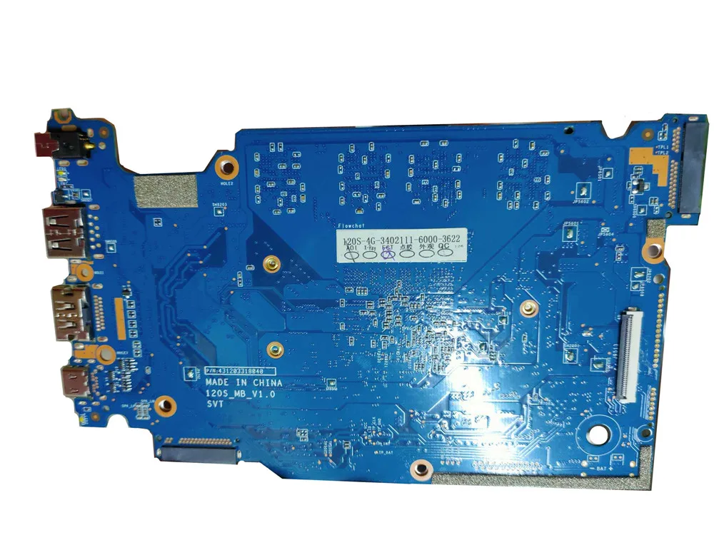 Original brand new 120S_MB motherboard for Lenovo 120S-11IAP 120S notebook motherboard CPU N4200 4GB RAM 100% test ok