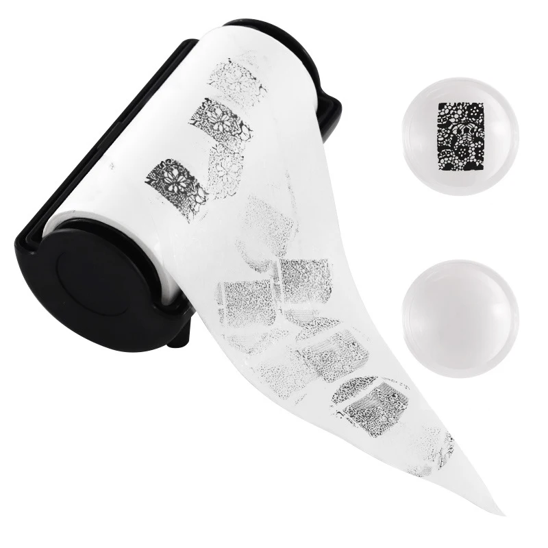60-teiliges Nagelkunst-Maniküre-Set - Umfassendes Set mit Stempel, Nagellackentferner, Zubehör, Reiniger und Aufkleber für die Nagelpflege – Detail 7