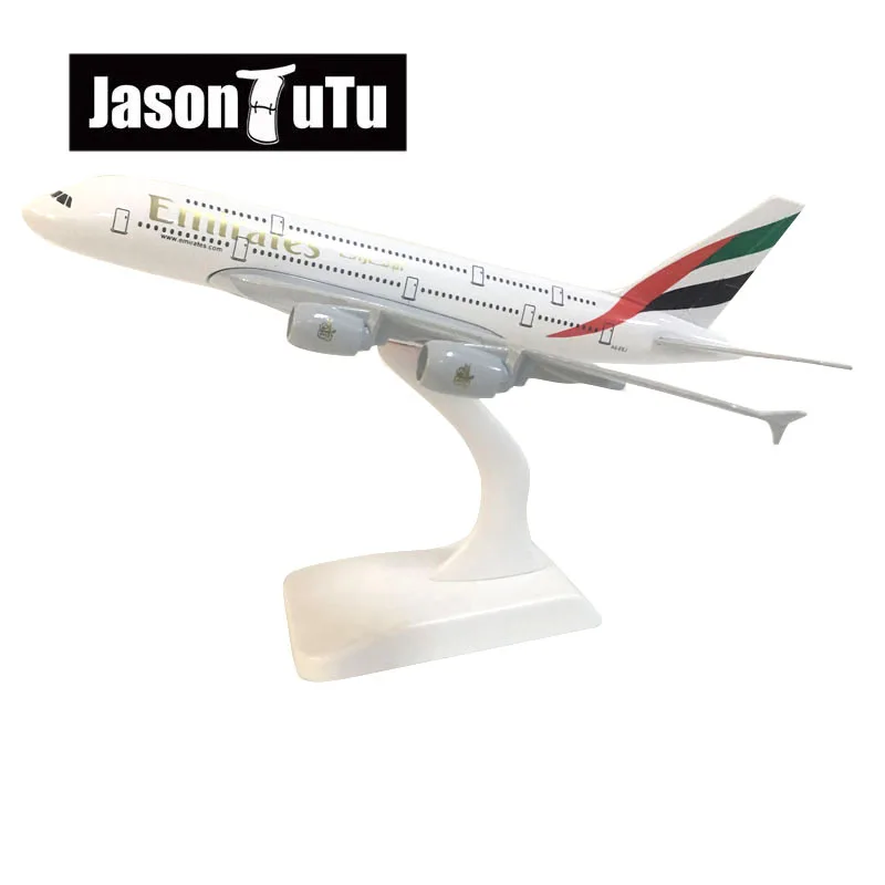 

JASON TUTU 20cm United Arab Emirates Airbus A380 Airplane Model Plane Model Aircraft Diecast Metal 1/300 Scale Planes Drop shipp