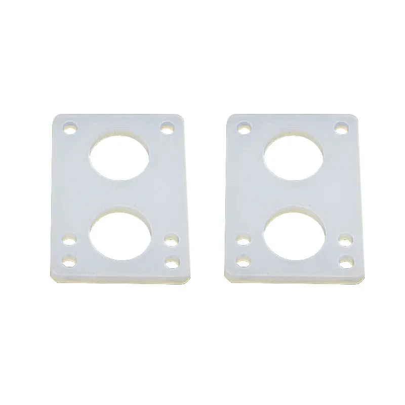 2pcs Skateboard Riser Pad 6mm 3mm 11mm Silica gel Rubber Gaskets Screw for Longboard Dance Board Double rocker super Shockpads