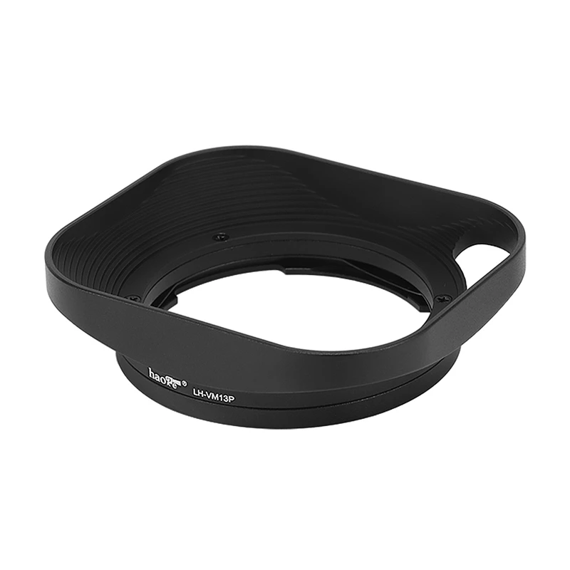 Haoge Bayonet Square Metal Lens Hood Shade with Hollow Out Designed for Voigtlander ULTRON 28mm f2 Type I & II VM Lens