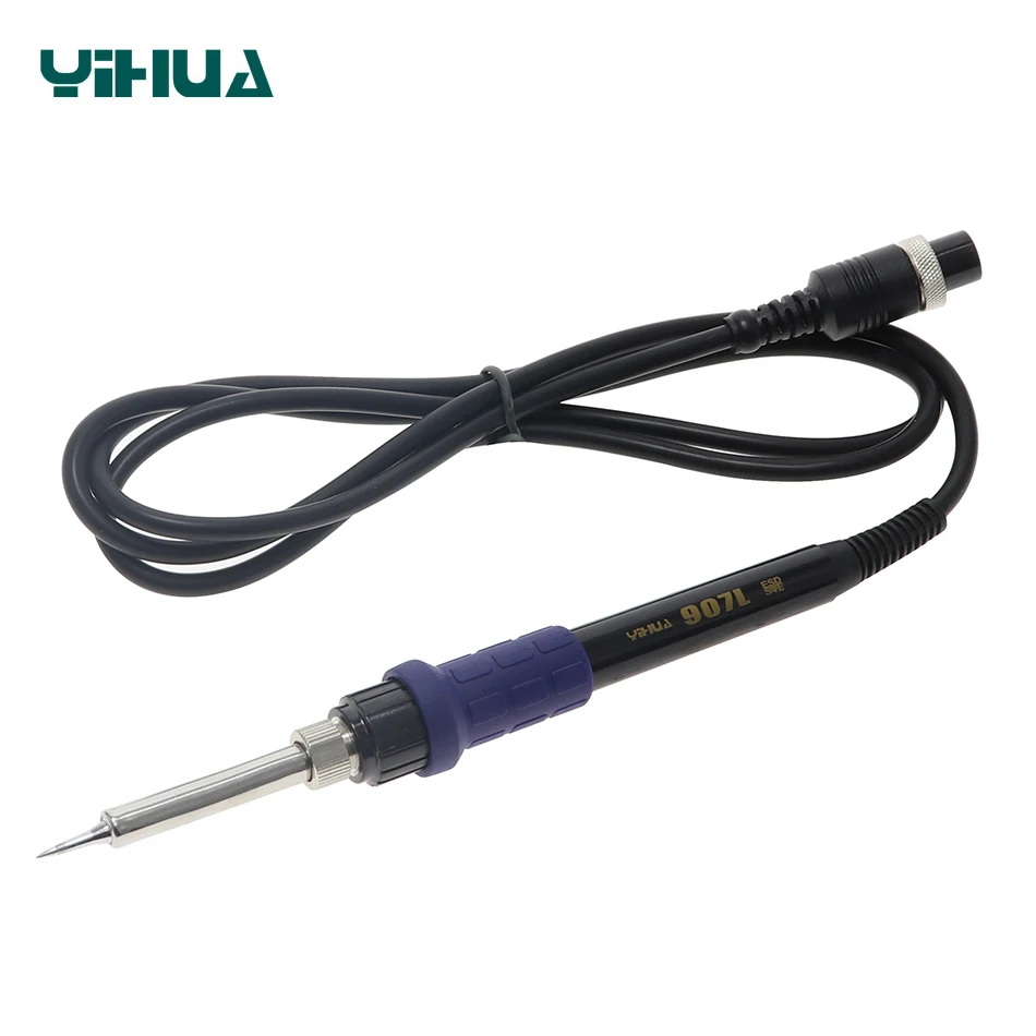 YIHUA-mango de soldador eléctrico 907L, 45W, adecuado para YIHUA 938BD + reemplazo de mango de estación de retrabajo
