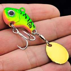 VIB Metal Señuelo Giratorio Crankbait vibrador 5-20g lubina