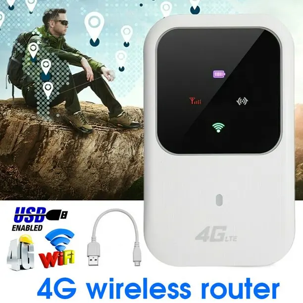 

Travor портативный разблокированный 4G-LTE мобильный широкополосный WiFi беспроводной маршрутизатор MiFi Hotspot инструмент