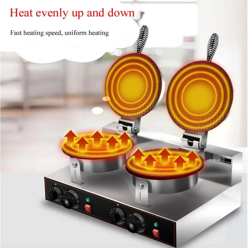 Máquina de rollo de huevo crujiente, Máquina Manual para hacer galletas, oblea, cono de helado, nueva