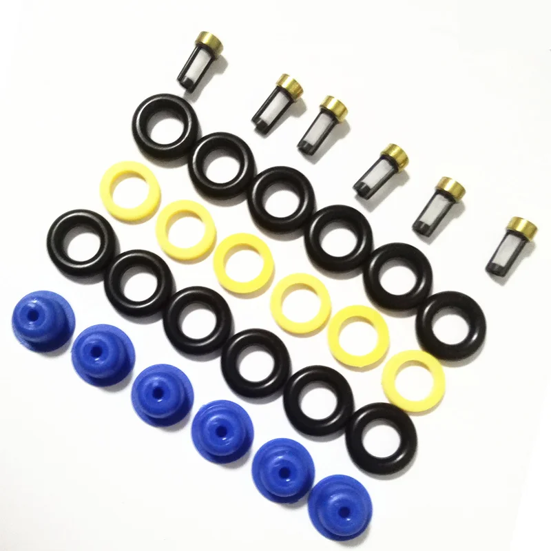 6sets Fuel Injector Service Repair Kits For BMW E23 E24 E28 E30 E34 320i, 323i, 520i, 525e 533I (AY-RK002) Free Shipping