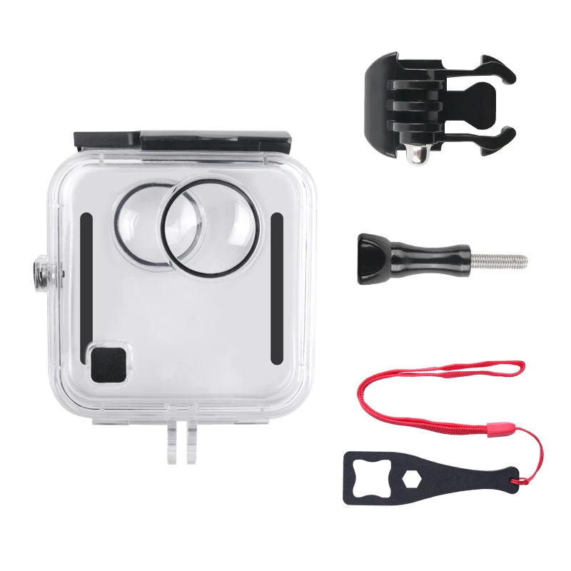 45M Waterproof Housing Case For Gopro Fusion 360 Camera Underwater Box Back Door For Go Pro Fusion Action Camera Accessories