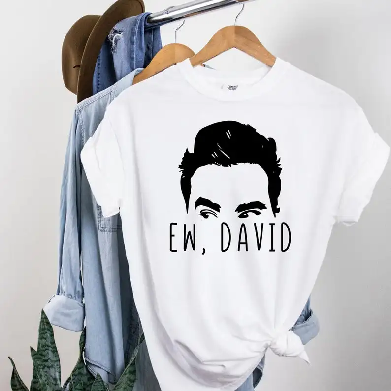 Sugarbaby New Arrival Ew David Funny Graphic T shirt Summer Fashion Cotton t shirt Short Sleeved Tumblr Tee Sarcastic Shirt