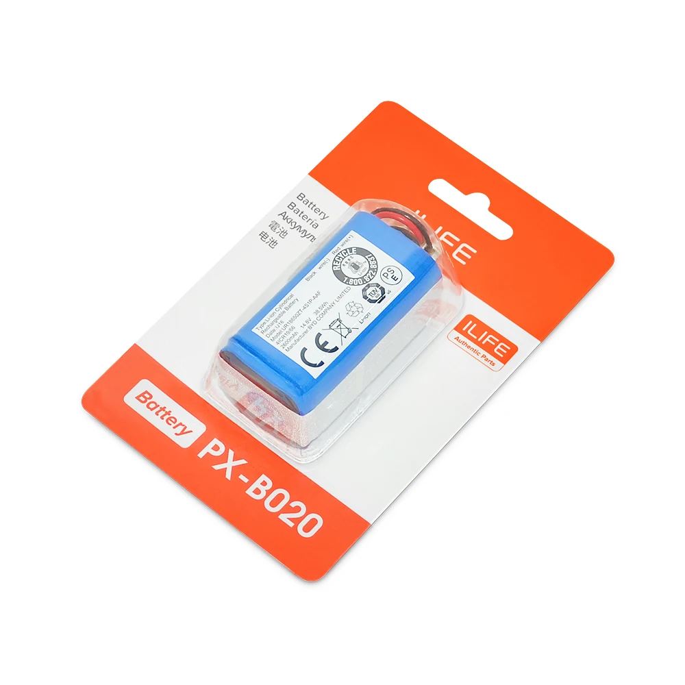 ILIFE Li-lion Battery for A4s, A7, V7s Plus, V50Pro, V55 Pro, W400, A80 plus, A9/A9s,A80 Max, A80 Pro 2600mAh 14.8V PX-B020