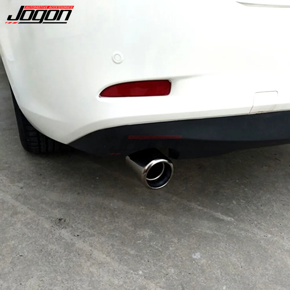 For Mazda 3 Axela 6 Atenza CX5 CX3 Accessories Exhaust Muffler Tips Rear Tail Pipe Tip Tailpipe End Trim Cover