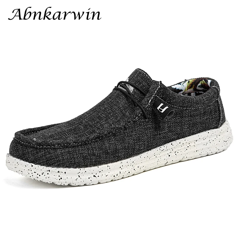 Plus Big Size Canvas Shoes For Men Slip On Shoes Summer Fashion Casual Comfortable Breathable Mocassin Homme Mocasines Hombre