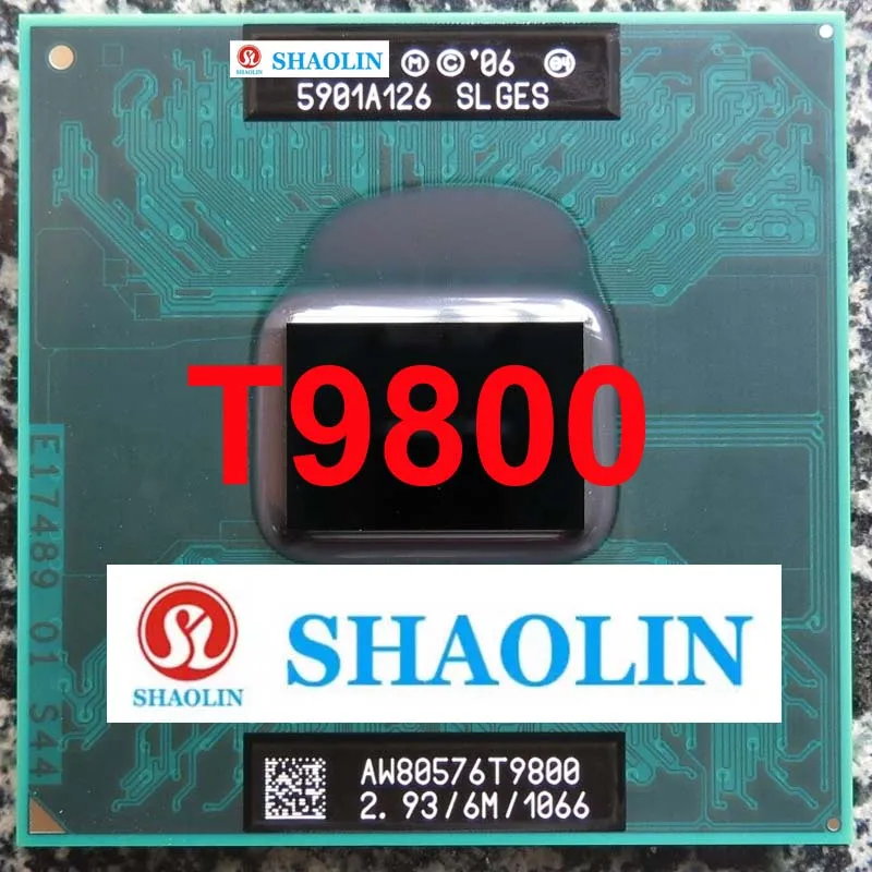 T9600 T9400 T9550 T9800 T9900 CPU Original เส้าหลินรุ่นอย่างเป็นทางการ