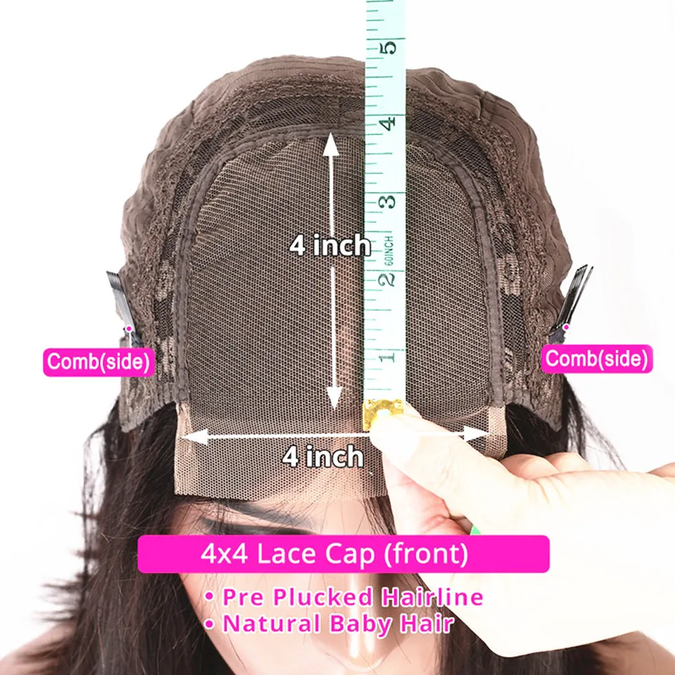 Lichaam Golvend Menselijk Haar Zwart Blond Mix Gekleurd Hoogtepunt Lijmloze 5x5 Zijden Top Sluiting Pruiken Pre Geplukt 13x6/360 Lace Front Pruiken