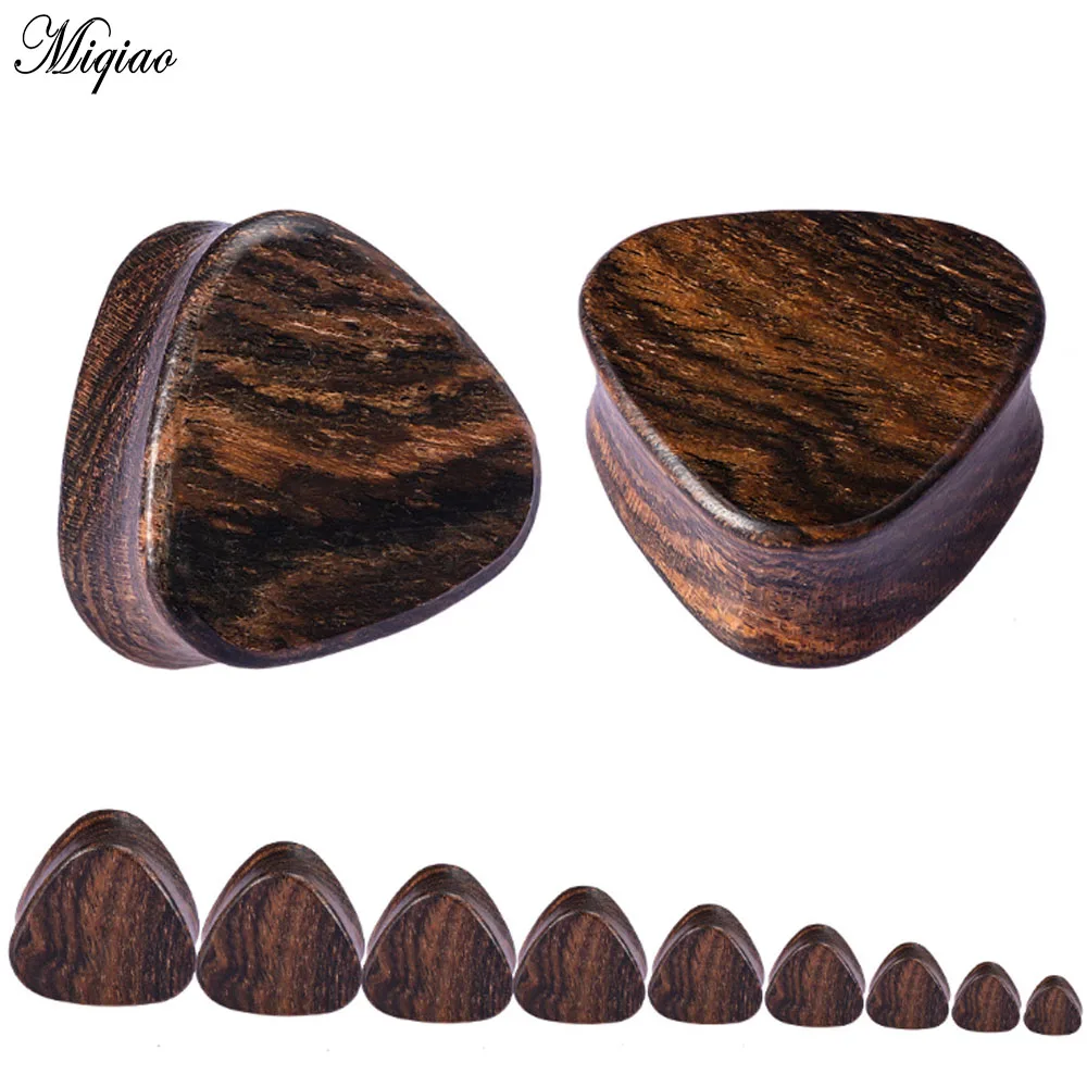 Miqiao 2 قطعة 8 مللي متر-25 مللي متر فاسق غير مصبوغ الصحية ثقب مجوهرات مثلث سجل الأذن عالية الجودة الأذن المتوسع حار بيع #5