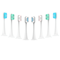 10pcs Replacement Brush Heads For XIAOMI MIJIA T700/T500/T300 Electric Toothbrush Replaceable DuPont Soft Bristle with Dust Caps