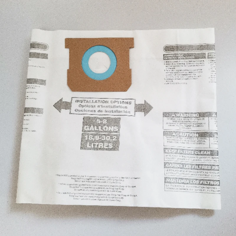 Магазин мешков для сбора пыли, 5 шт.,-Vac 90661 906-61 9066100, одноразовые мешки для сбора пыли на 5-8 галлонов