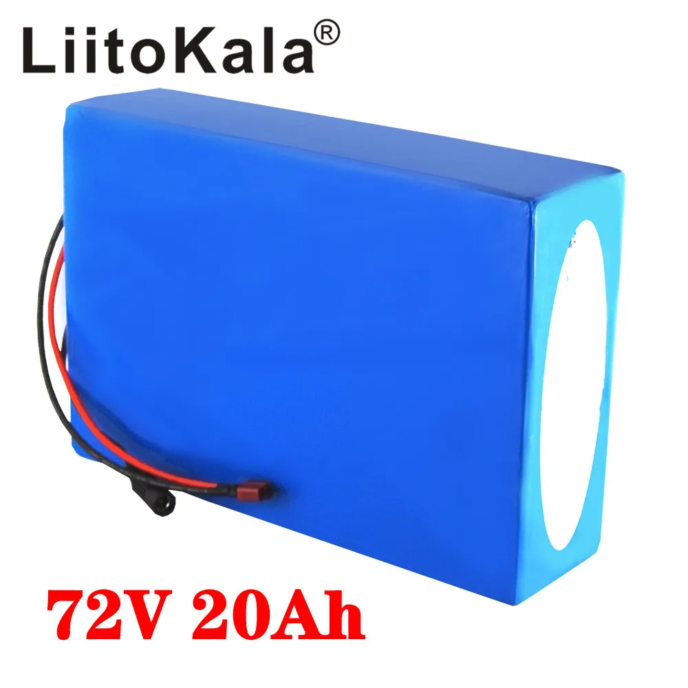 LiitoKala 20S 72V 20Ah 30Ah 40Ah 50Ah electric bike battery 21700 5000mAh cell   scooter lithium  with BMS