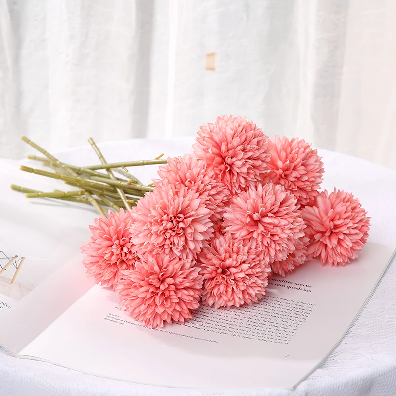3/5 Stuks Hortensia Kunstbloemen Boeket Voor Thuis Slaapkamer Decor Bruiloft Decoratie Ambachtelijke Vazen Bloemstuk Accessoires