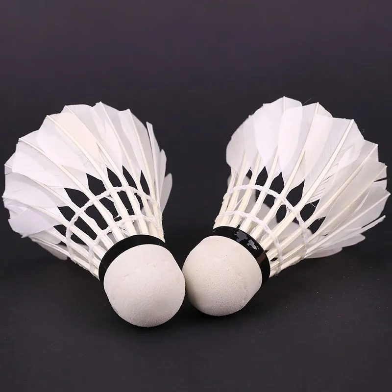 Factory wholesale cheap high quality indoor and outdoor goose feather badminton ball badminton training match ball